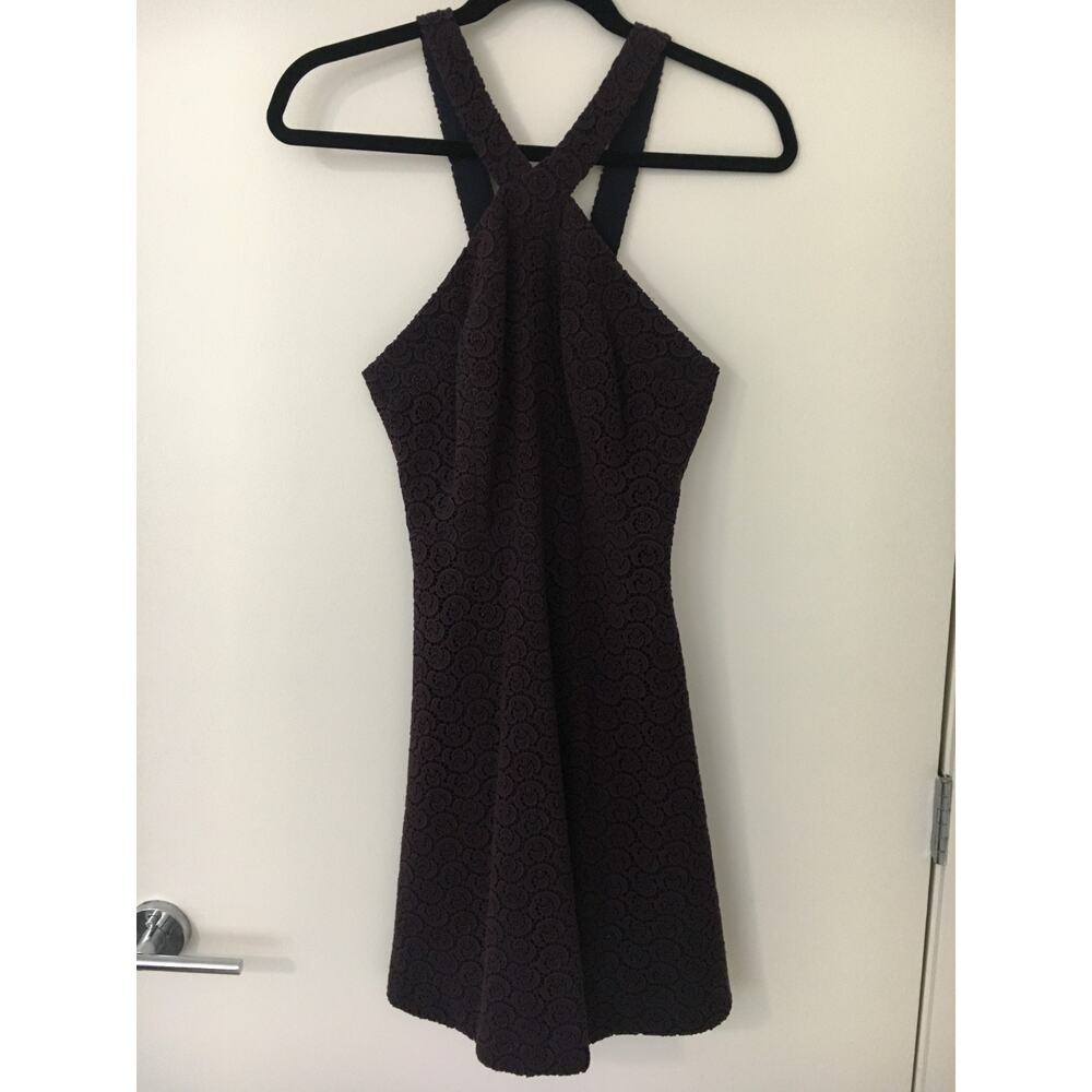 Women's Club Monaco Sherida Lace Dress in Mulled Wine Color Size 00
